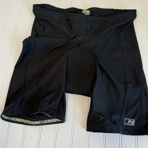 Nishiki Padded Cycling Shorts Mens XL Black Bike. 1454